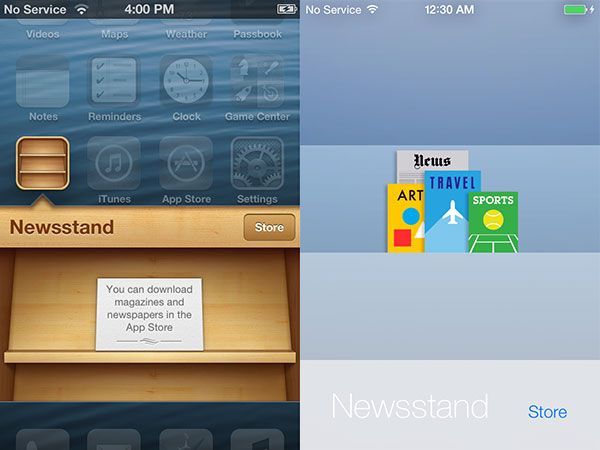 iOS 6 versus iOS 7 iPhone 1 iOS 6 versus iOS 7 iPhone 1